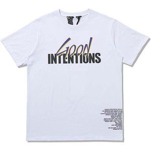 Vlone Shirt Casual Couples T-Shirt Hip Hop Tees